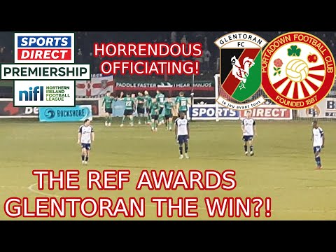 DISGRACEFUL REFEREEING ROBS PORTADOWN | Glentoran vs Portadown Highlights | NIFL Premiership 25/26