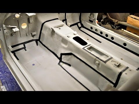 Using Eastwood's Seam Sealer on the Datsun 280z