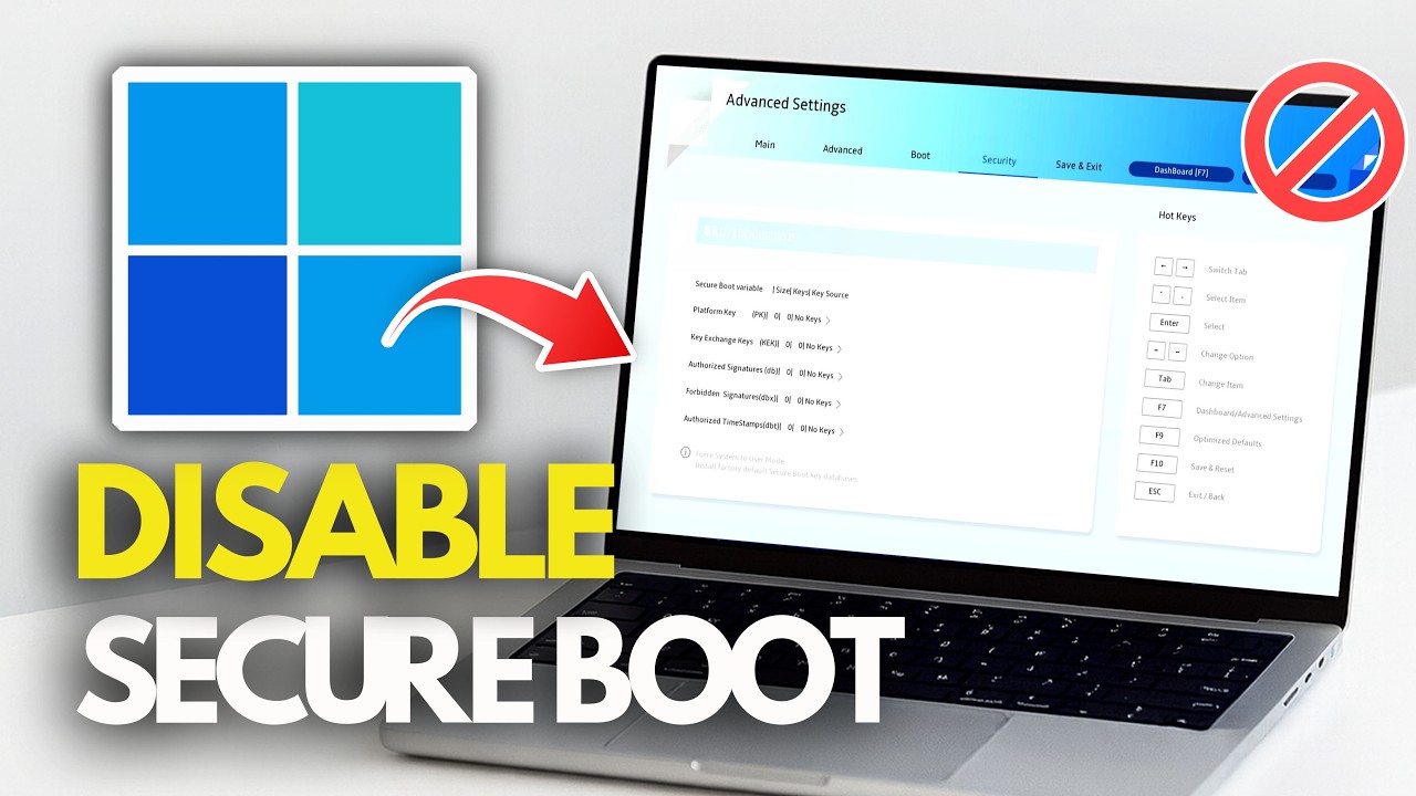 How To Disable Secure Boot In Windows 11 (Laptop & PC)  NEW 2026