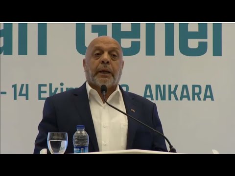 HAK-İŞ KONFEDERASYONU GENEL BAŞKANI MAHMUT ARSLAN SENDİKAMIZIN 14.OLAĞAN GENEL KURULUNDA KONUŞTU