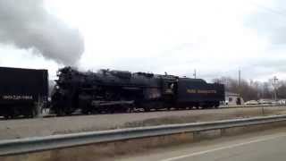 preview picture of video 'Pacing Pere Marquette 1225 in Reverse'