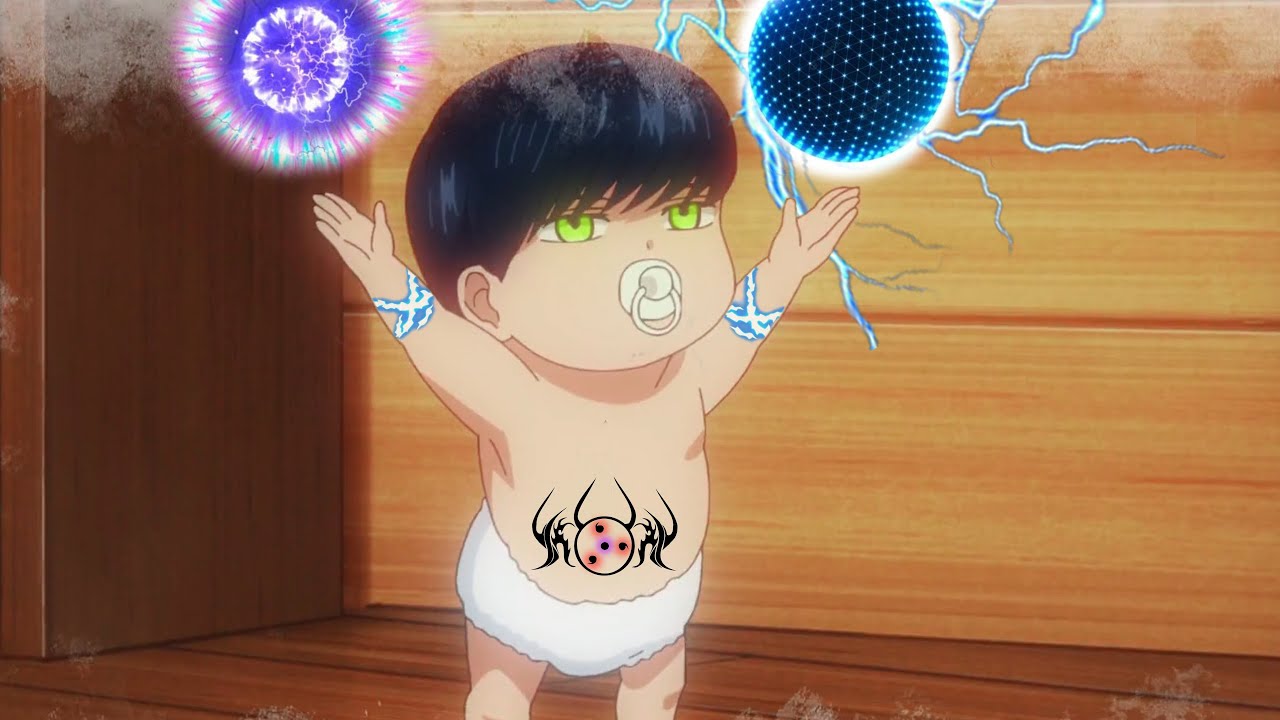He was injured by a magic curse, so he gained crazy power😂anime recap