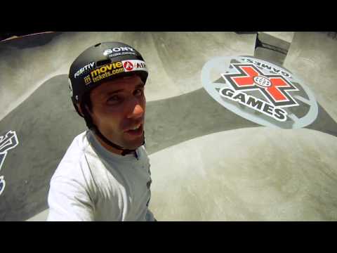 X Games 17:  Andy MacDonald's Skateboard Park helmet cam