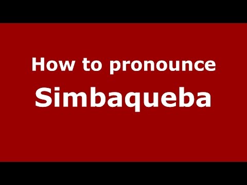 How to pronounce Simbaqueba (Colombian Spanish/Colombia)  - PronounceNames.com