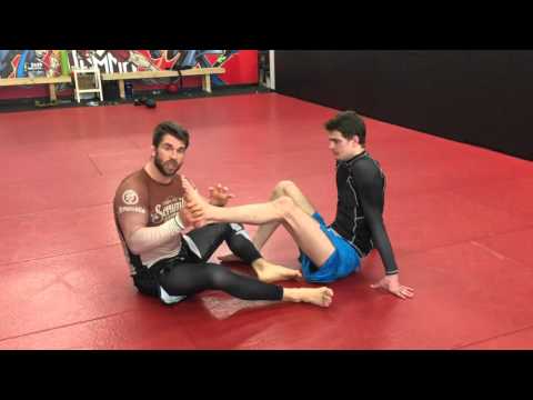 Straight Ankle Lock And Counter Against Common Escape