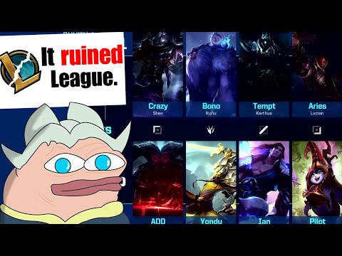 DRUTUTT REACTS TO THE TOXIC META THAT BROKE LEAGUE OF LEGENDS