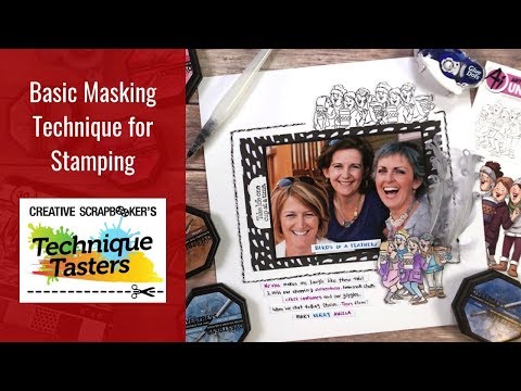 Basic Masking Technique for Stamping - Technique Tasters #175