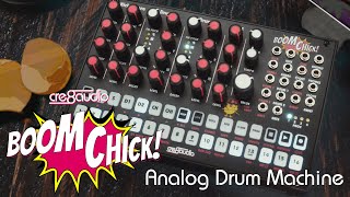 Video thumbnail for Introducing Boom Chick Analog Drum Machine by Cre8audio