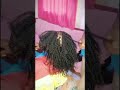 Doing Boho Kinky Twist Hairstyle