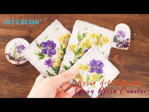 Resin Art Tutorial Amazing Table of Flowers and Epoxy