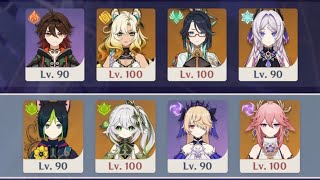 【原神】Ver.Luna VI b 螺旋12層 嘉明キャリー＆激化ティナリで星9攻略【Genshin Impact】