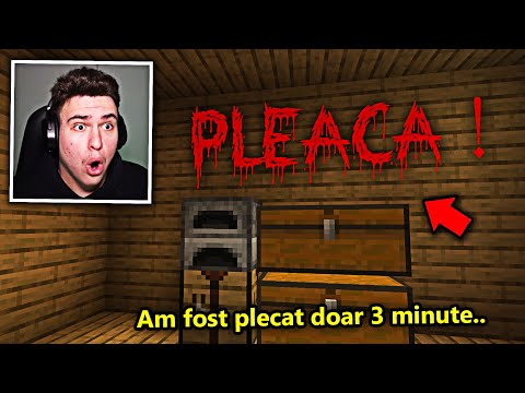 Am plecat 3 minute din casă, și când m-am intors am găsit mesajul ăsta pe pereți.. (Minecraft)