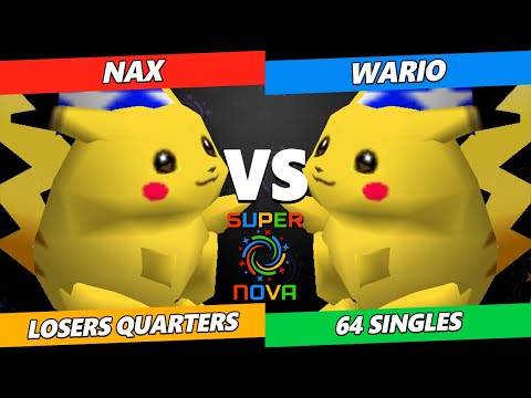Supernova 2024 Losers Quarters - Nax (Pikachu) Vs. Wario (Pikachu) Smash 64 - SSB64