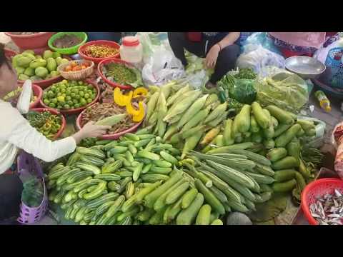 Amazing Village Food In Phnom Penh - Morning Food Market Video