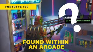 Fortnite Season 9 Fortbyte #79: Found Within An Arcade