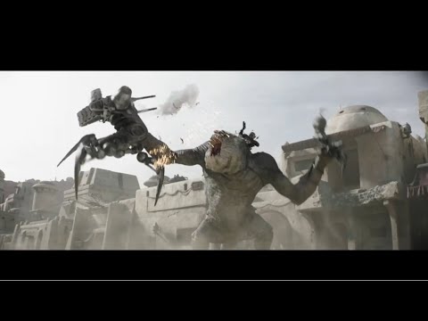 Boba Fett rides his rancor | The Book of Boba Fett