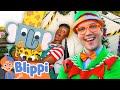Can Blippi Help Santa Deliver Presents At The Zoo