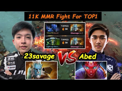 Fight For Top1 MMR | VG 23savage [Phantom Lancer] 11K MMR Skill Dodge vs EG Abed  Dota 2 Perspective