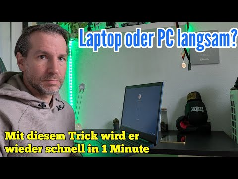 PC slow, how to make it fast again in 1 minute?