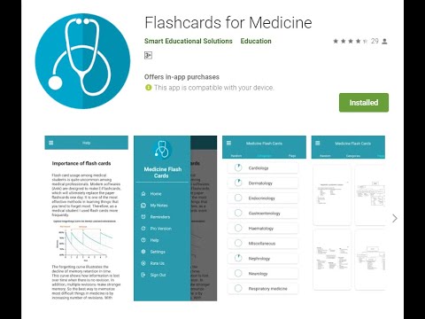 Flashcards for Medicine Video