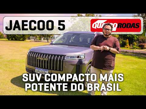 Jaecoo 5 é o SUV compacto MAIS POTENTE do Brasil, mas PREÇO empurra para 'irmão' da Omoda