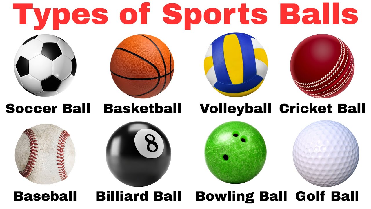 Learn Types of Sports Balls | Learn Sports Vocabulary for Kids and toddlers #sportsballs #sports