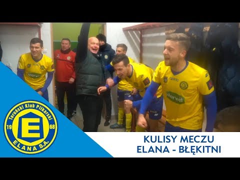 Kulisy meczu Elana - Błękitni 23/11/2019 r.