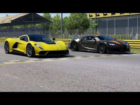 Hennessey Venom F5 2021 vs Bugatti Chiron Super Sport 300+ at Monza Full Course