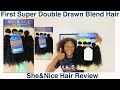 Super Double Drawn Blend Hair| She&Nice Super Double Drawn Jerry Curl Review