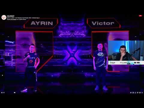 Tarik reaction to XSET funny walkout in VCT ft. 100T Hiko, nAts and Redgar