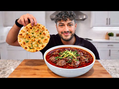 Lamb Nihari with Fluffy Garlic Naan