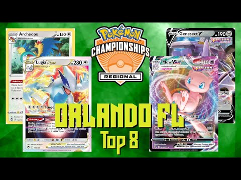 Lugia VSTAR vs Mew VMAX - Pokemon TCG Orlando Regionals TOP 8