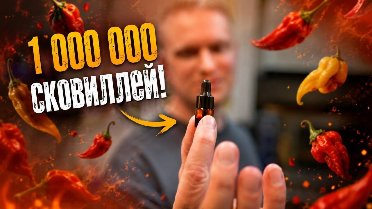 Одна капля - МИЛЛИОН сковиллей! Остряк.Смелый Славный Обзор.