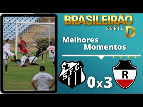 SANTOS-AP 0 X 3 RIVER-PI | SÉRIE D | MELHORES MOMENTOS 25/10/2020