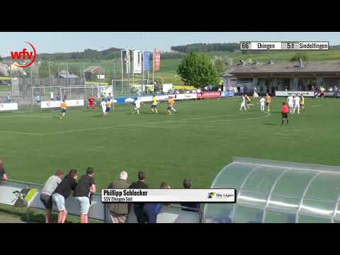 SSV Ehingen Süd - VfL Sindelfingen, 5:1 durch Philipp Schleker