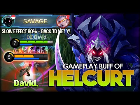 SAVAGE!! Helcurt Buff Back to Meta? Davld. Top Global of Helcurt - Mobile Legends: Bang Bang