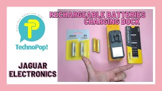 TECHNOPOP HAUL PART13 JAGUAR ELECTRONICS RECHARGEABLE BATTERIES CHARGING DOCK AA AAA BATTERY CHARGER