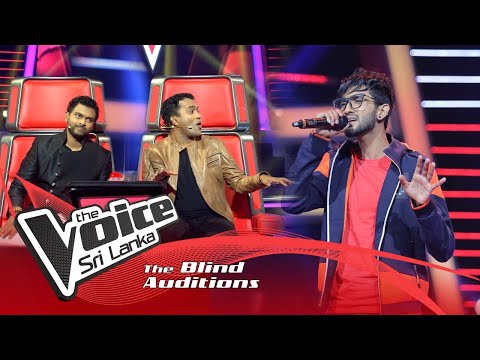 Chalanka Lakshan - Sanda Renu Galana (සඳ රේණු ගලන) | Blind Auditions | The Voice Sri Lanka