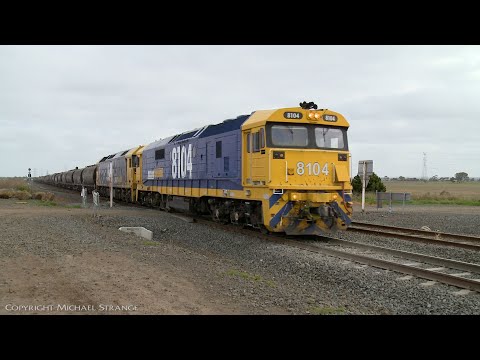 7734V Grain Train & A Mud Hole (3/6/2020) - PoathTV Australian Railways