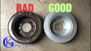How to replace Dodge Avenger Rear Brakes, they needed help