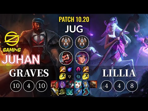 OZ Juhan Graves vs Lillia Jungle - KR Patch 10.20
