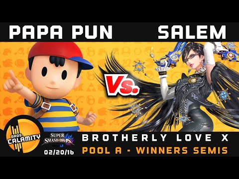 BLX | Salem (Bayonetta) vs Papa Pun (Ness) - Pool A Winners Semi Finals - Sm4sh Singles