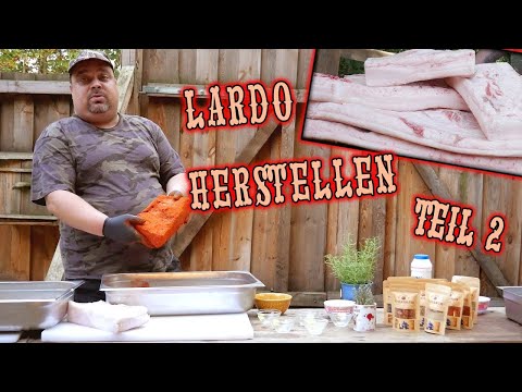 Lardo selber herstellen Teil 2 Den Speck Würzen und Reifen