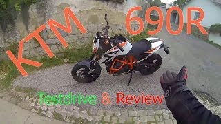 KTM DUKE 690 R TESTDRIVE & REVIEW