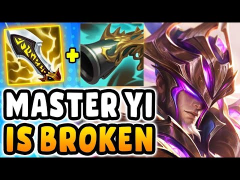 NEW CRIT MASTER YI BUILD IS NOT BALANCED (THEY DIE IN 1 SEC  !)