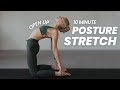 10 Minute Upper Body Stretch for good posture, back & Neck pain