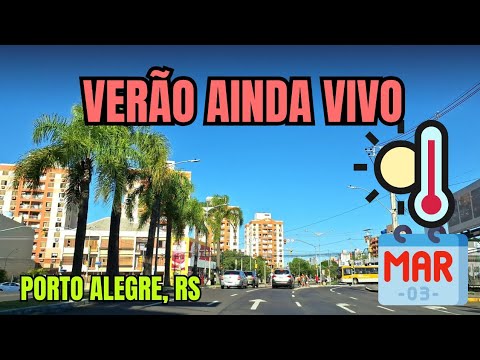 Dia de calor e céu azul em Porto Alegre, suspiros do final do verão - 03/03/2026