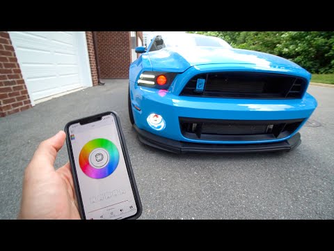 Blucifer's CUSTOM HEADLIGHTS are a GAME CHANGER!!