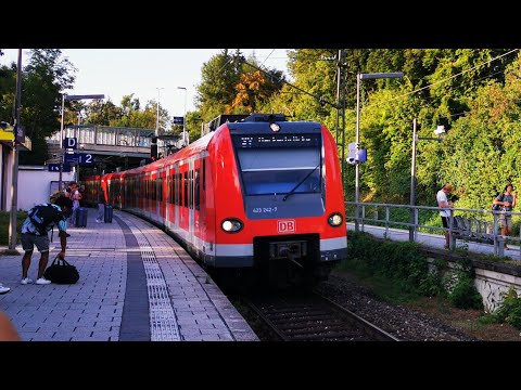 S-Bahn München Mitfahrt von Solln bis Heimeranplatz im Br. 423 mit veränderten IGBT Sound auf der S7