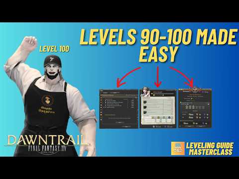 FFXIV - Dawntrail Crafter & Gatherer Leveling Guide | The Best Way To Go From 90-100